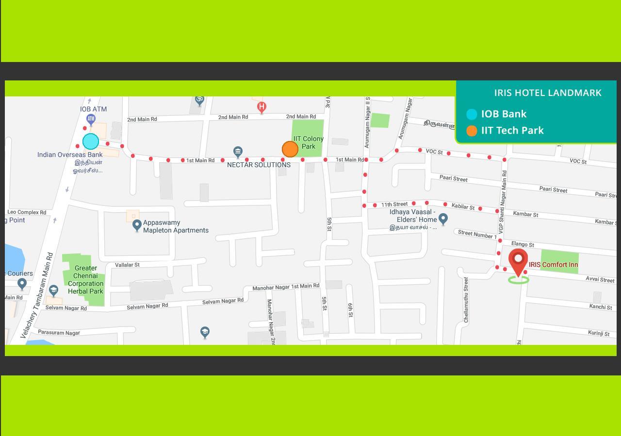 Iris Comfort Inn Chennai Luaran gambar